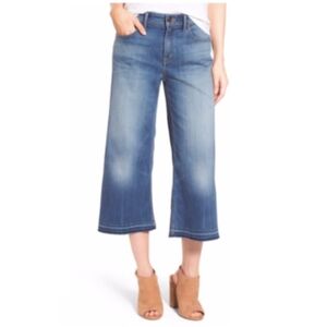 NWT Chelsea28 Denim Crop Jeans 2 Wide Leg NEW Blue